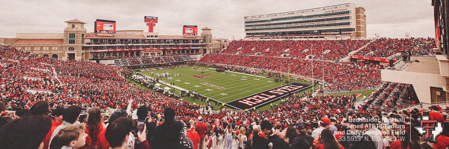 Texas Tech Football's banner