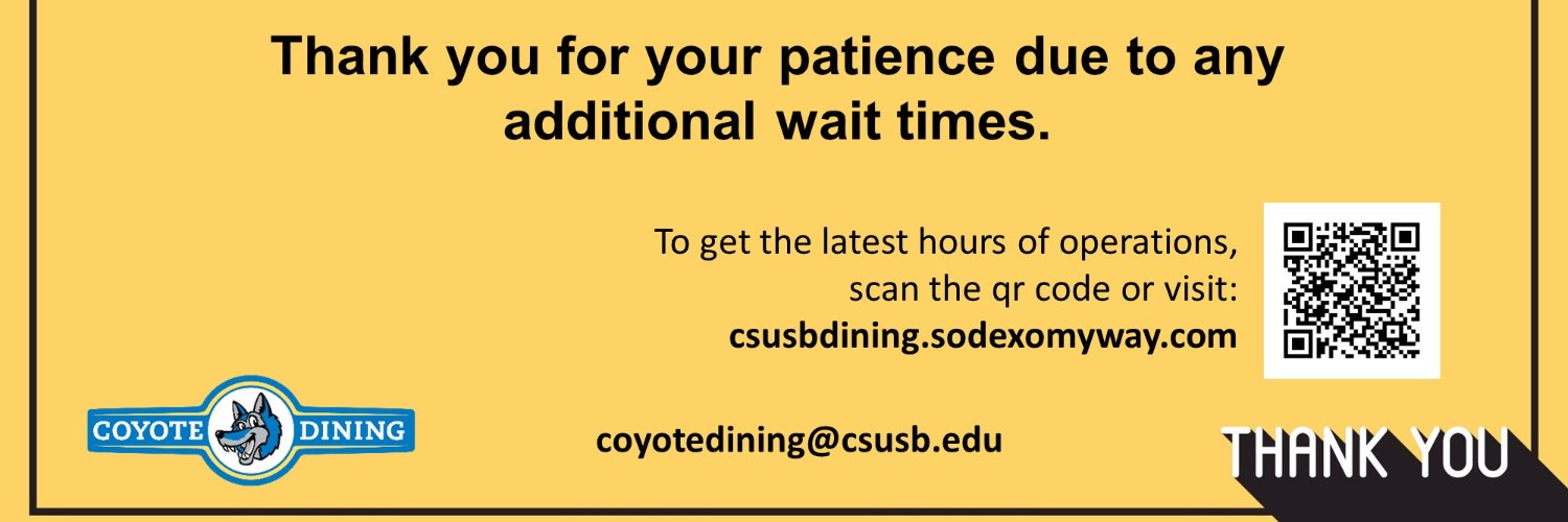 CoyoteDining's profile banner image