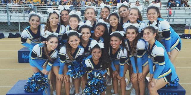 Walnut High Cheer banner