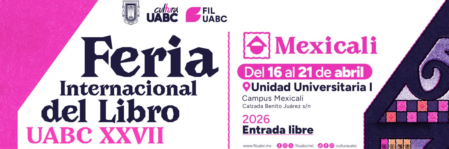 Feria Internacional del Libro UABC banner