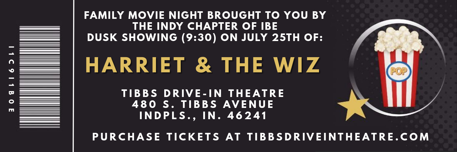 The Indianapolis Chapter of Indiana Black Expo banner