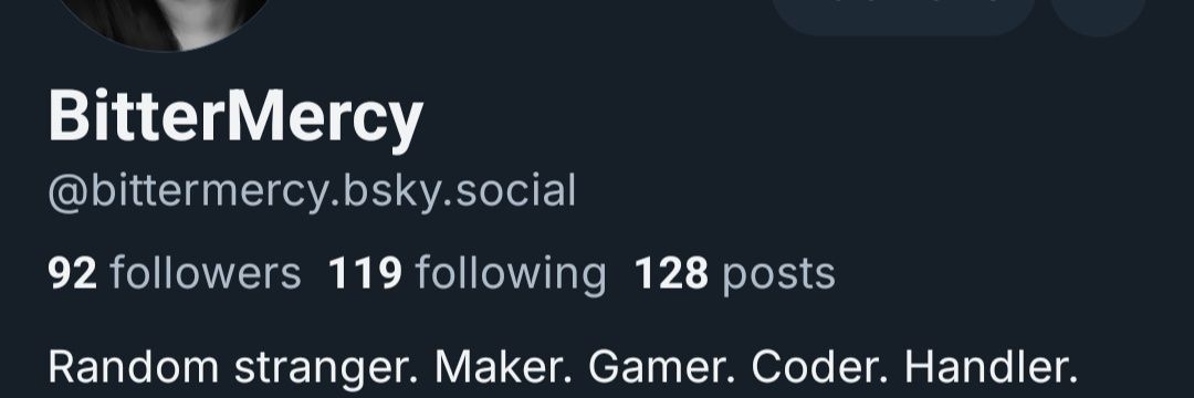 BitterMercy's profile banner image