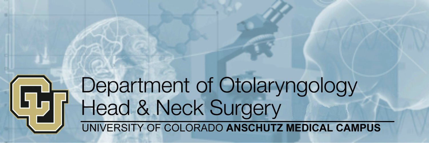 CU Anschutz Otolaryngology banner