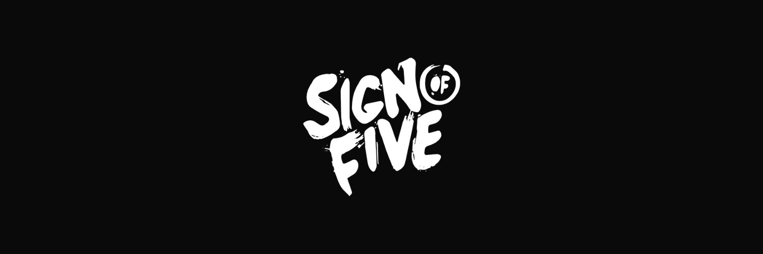 SIGN OF FIVE banner
