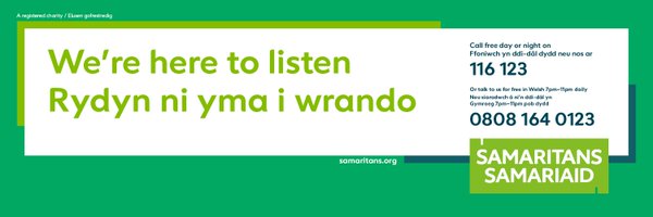 Samaritans Cymru Profile Banner