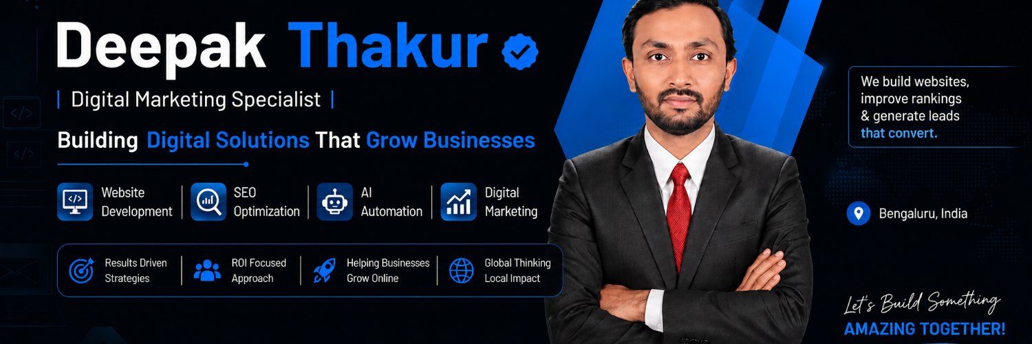 DeepakThakurIND's profile banner image