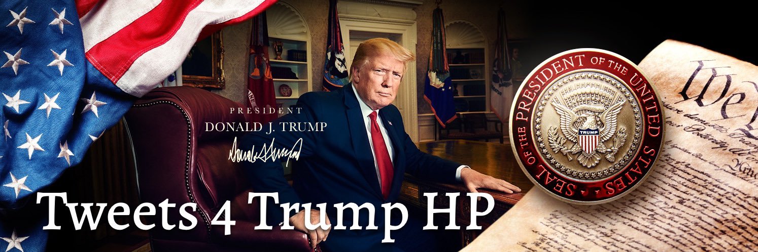 Tweets 4 Trump HP's banner