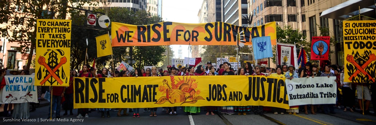 Peoples Climate banner