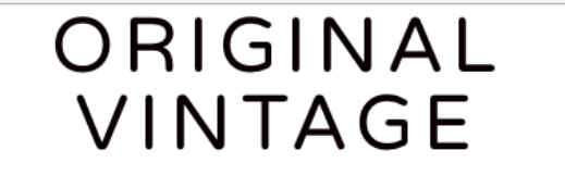 Original Vintage banner