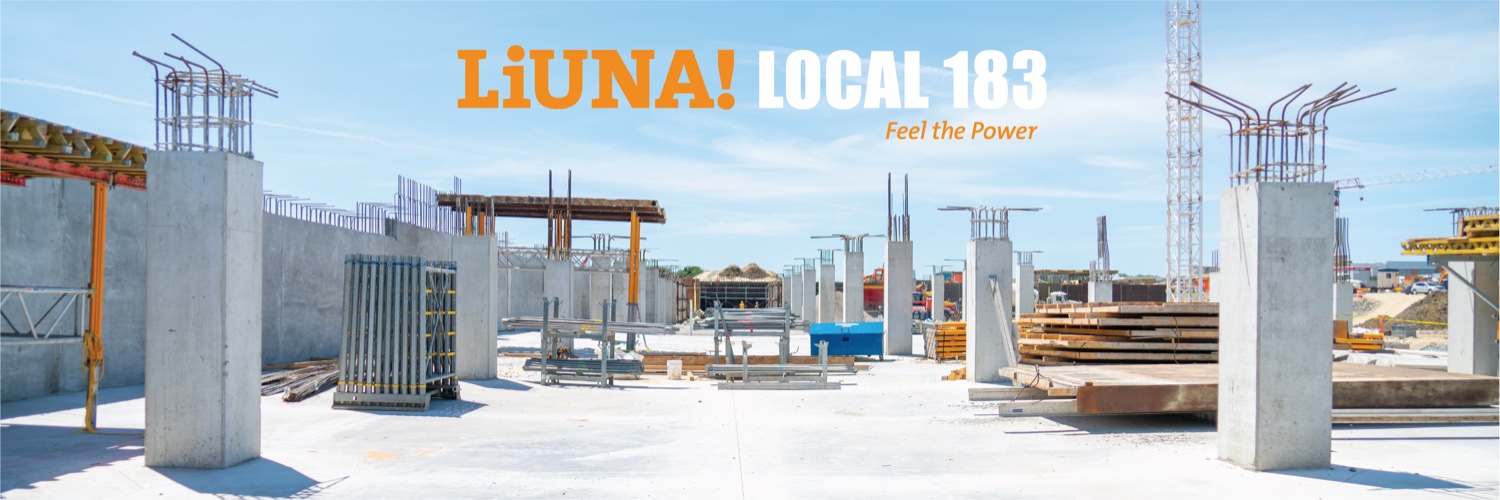 LiUNA! Local 183's banner