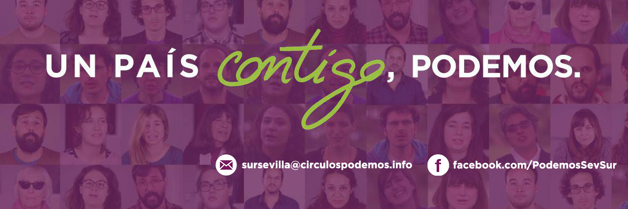 Podemos Sevilla Sur banner