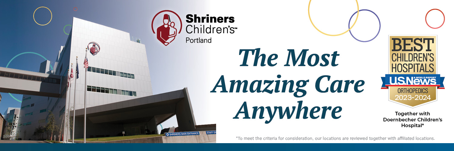Shriners Children's Portland's banner