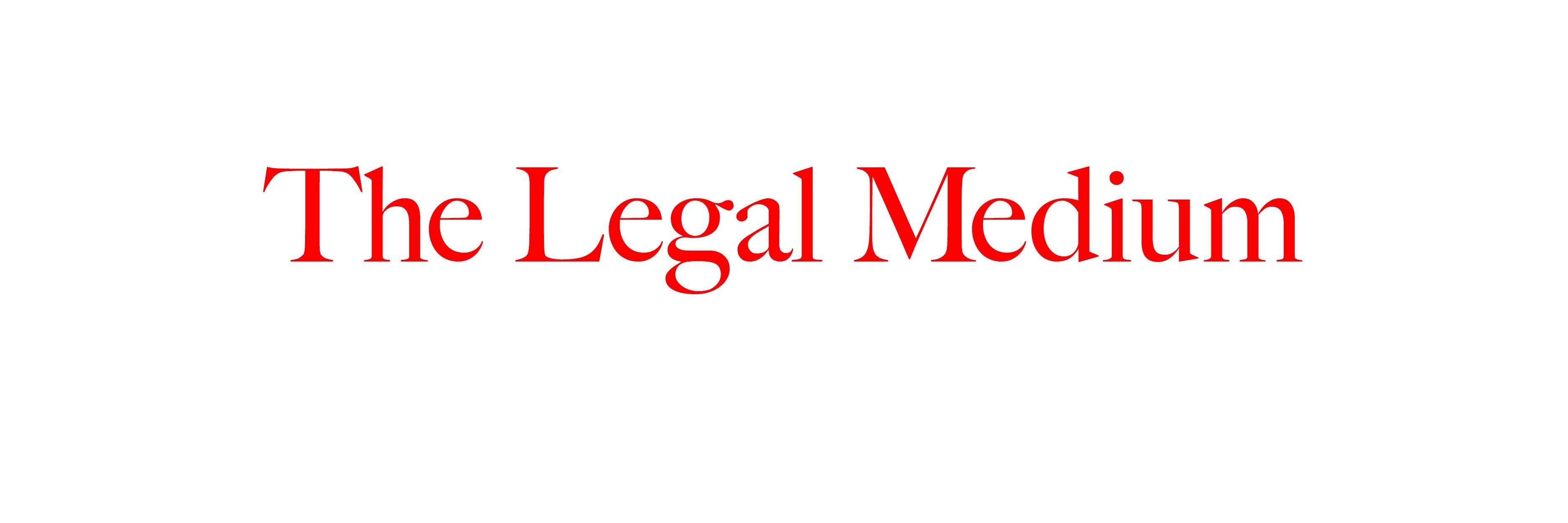 The Legal Medium banner