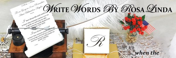 WriteWordsByRL Profile Banner