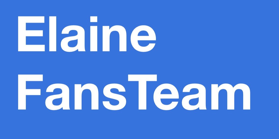 ElaineFansTeam's profile banner image