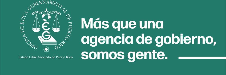 Ética Gubernamental banner