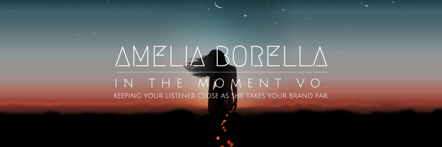🌟AMELIA BORELLA 🎙Voice Over Artíst🌟 banner
