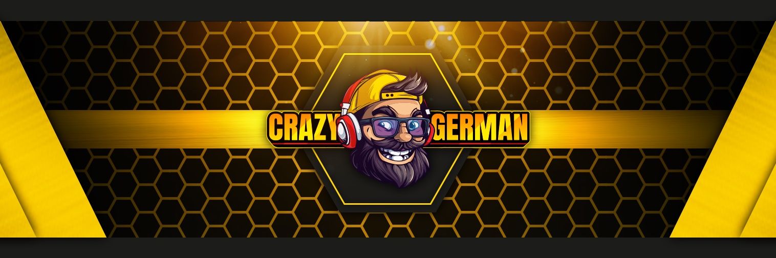 Crazy German YT banner