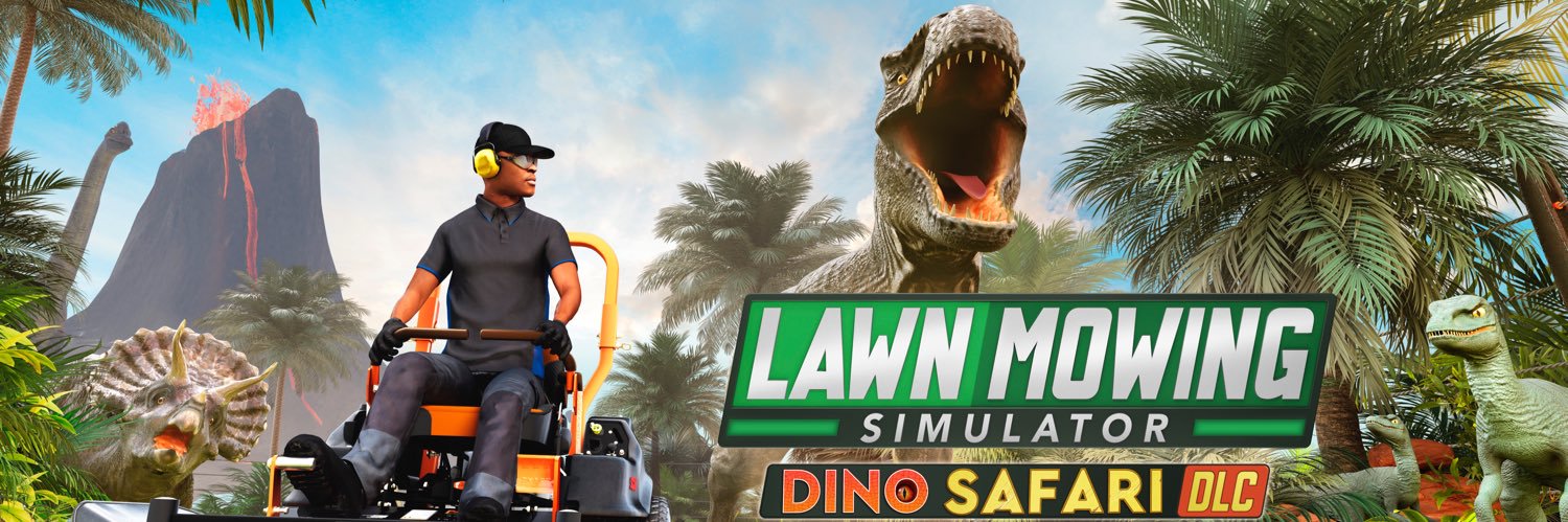 Lawn Mowing Simulator 🌱 Skyhook Games's banner