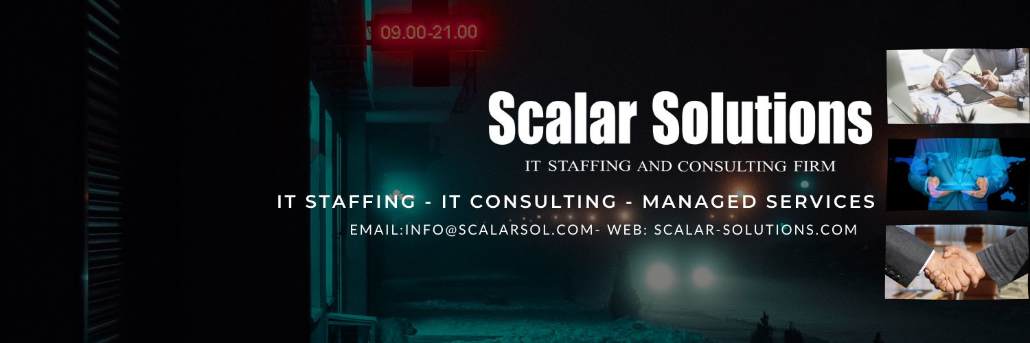 Scalar Solutions #DigitalStaffing & Consulting banner
