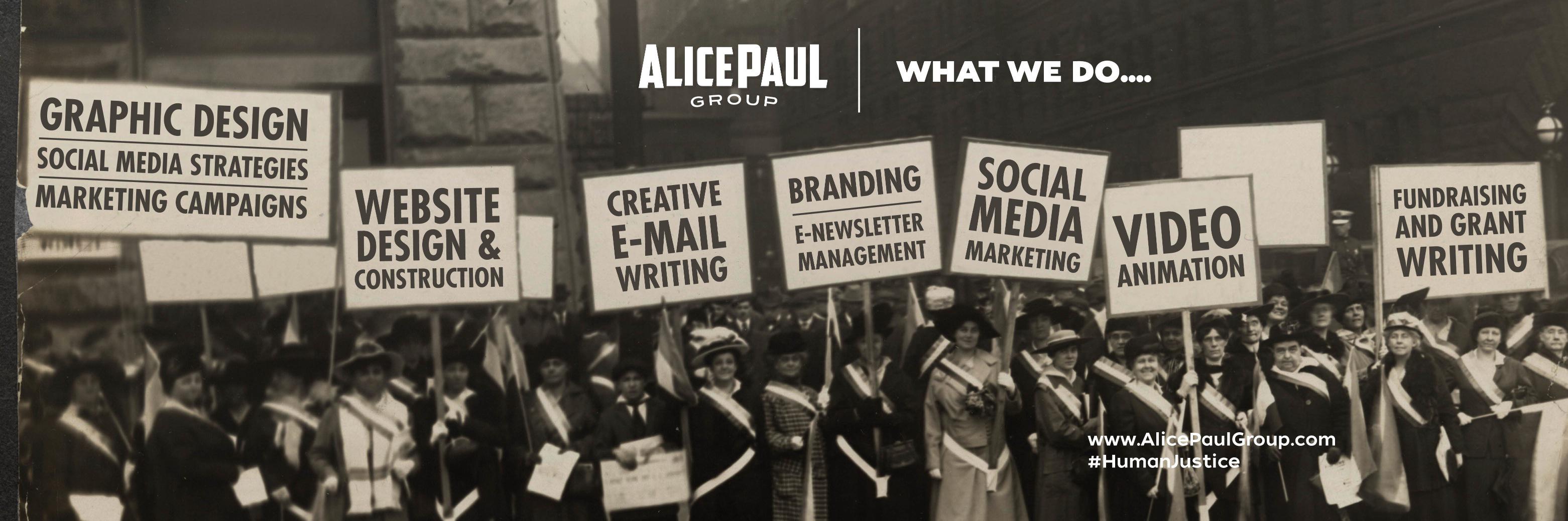 AlicePaulGroup's profile banner image