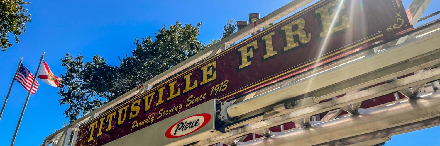 Titusville Fire Dept banner