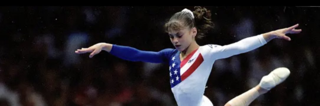 Dominique Moceanu's banner