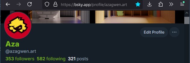 Azagwen on 🦋🟦☁️ banner
