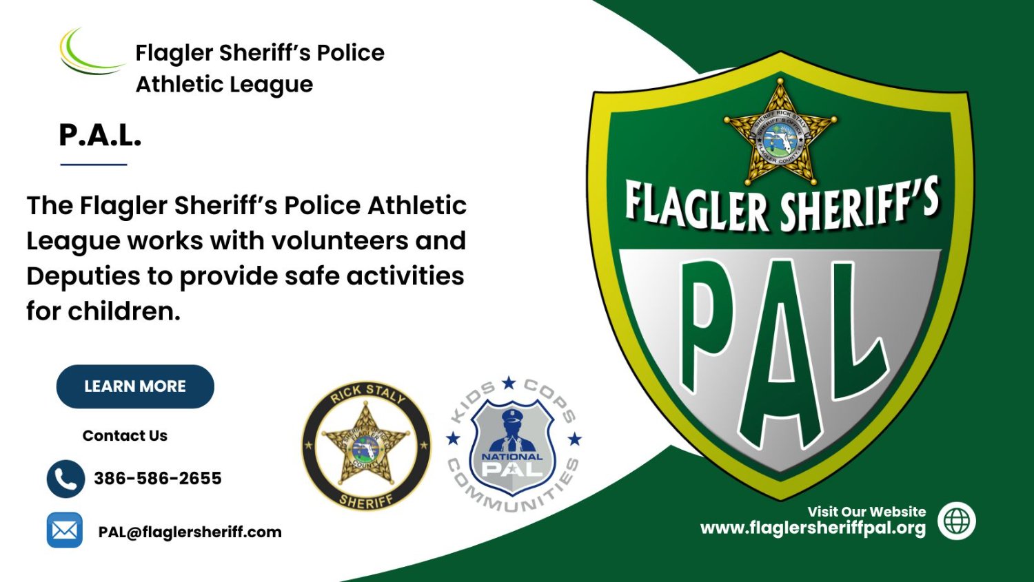 Flagler Sheriffs PAL banner