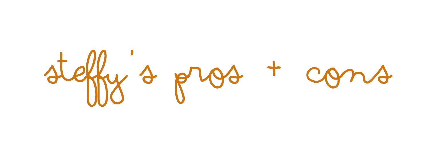 steffys pros & cons banner
