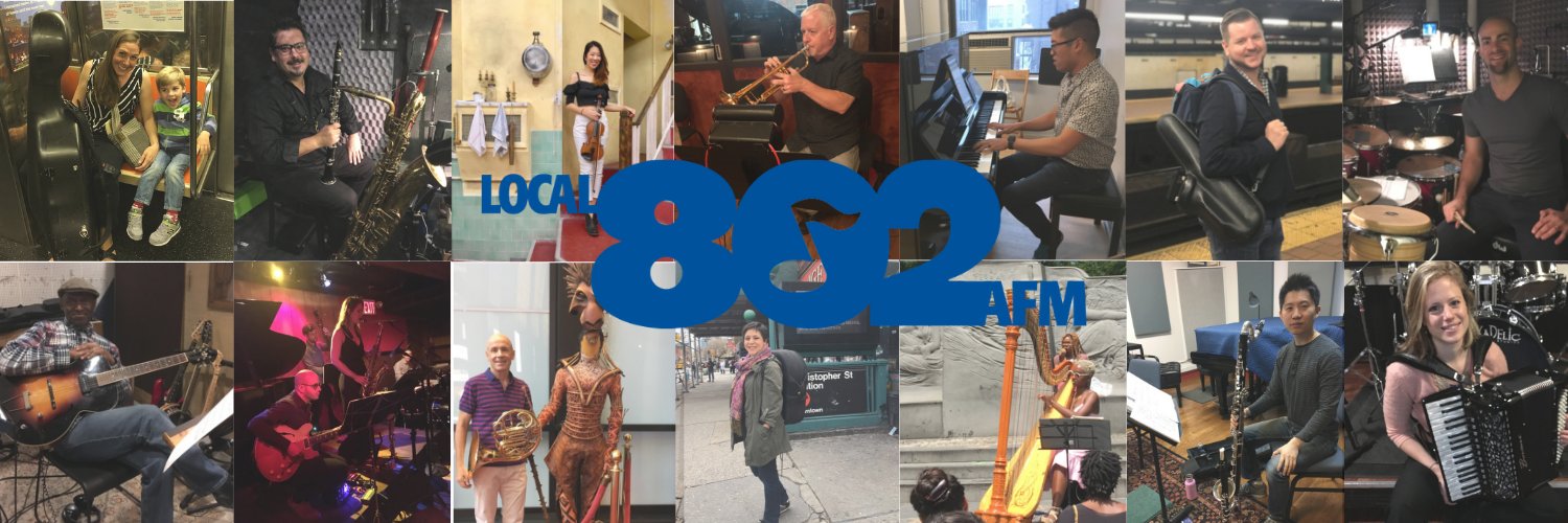 Local 802 AFM's banner