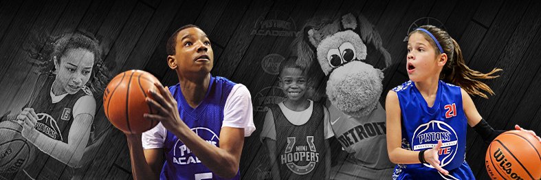 Pistons Academy banner