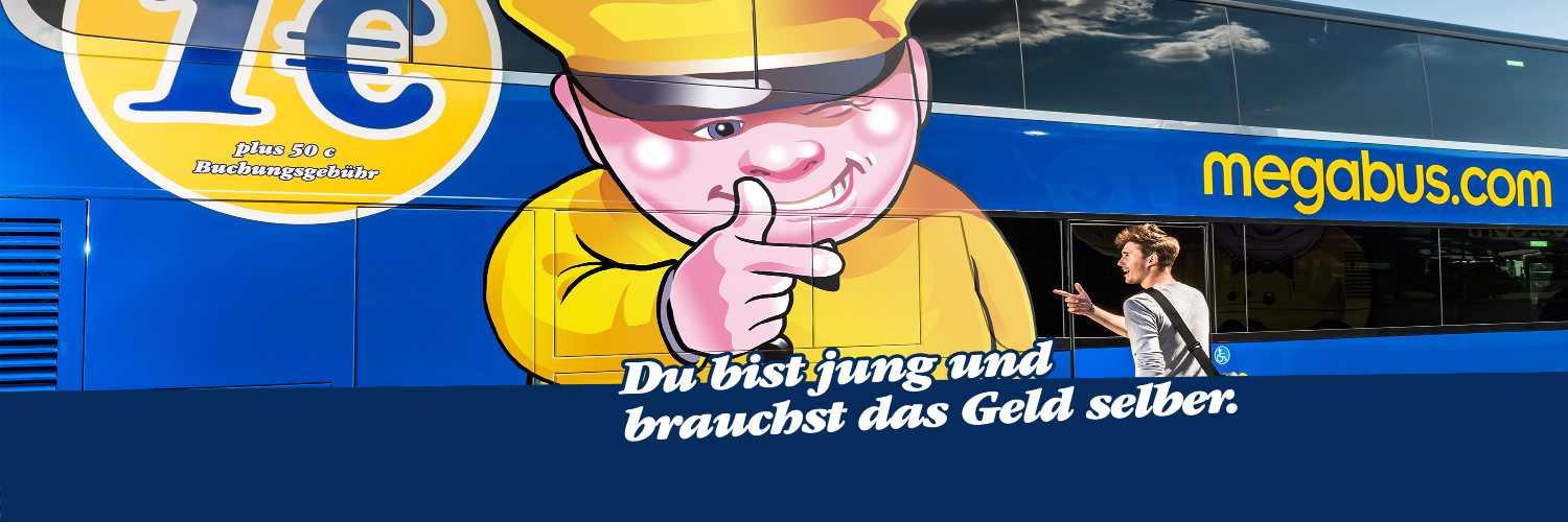 Megabus Deutschland banner
