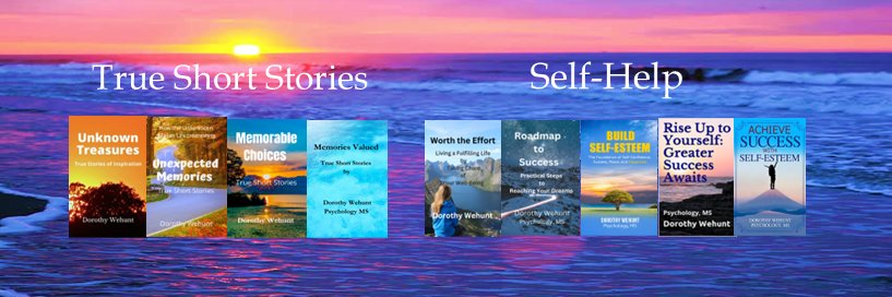 Dorothy Wehunt, Author -Self-Help, True Stories's banner
