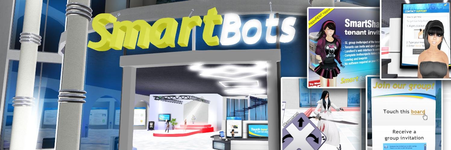 SmartBots: bots hosting for Second Life banner