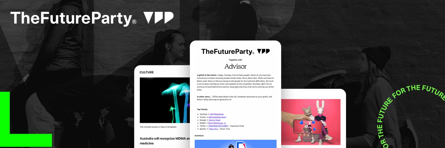 TheFutureParty banner