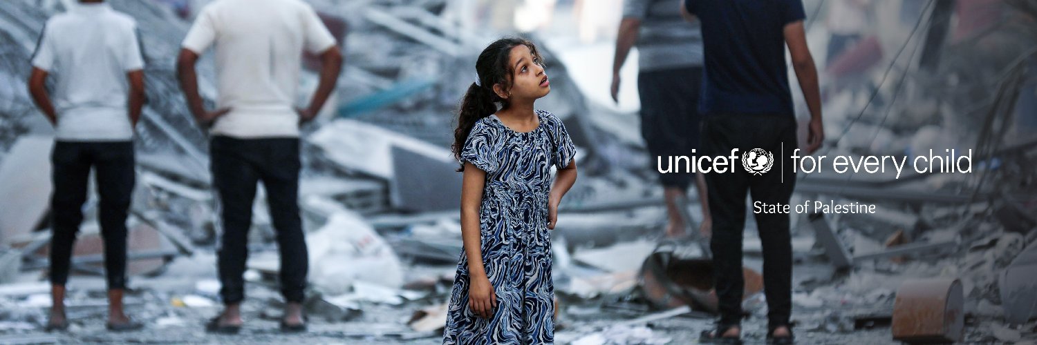 UNICEF Palestine Profile Banner