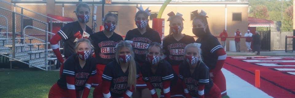 BLHS Cheerleading banner