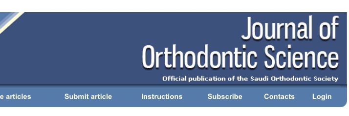 J_Orthod_Sci's profile banner image