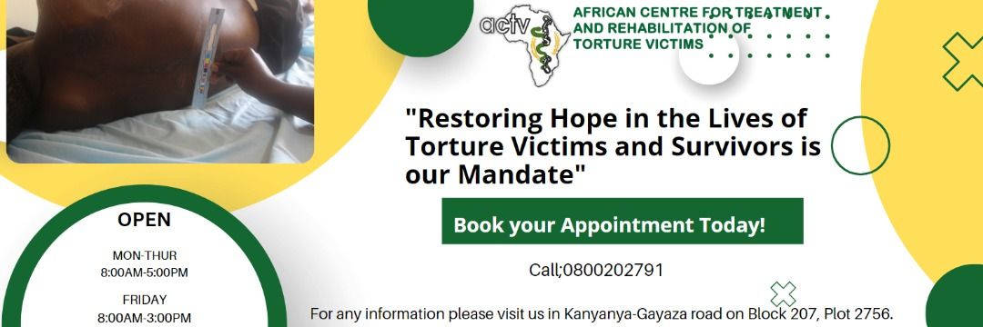 ACTV - Against Torture's banner