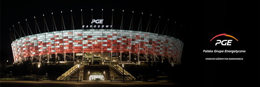 PGE Narodowy's banner