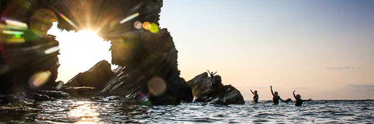 Coasteering banner