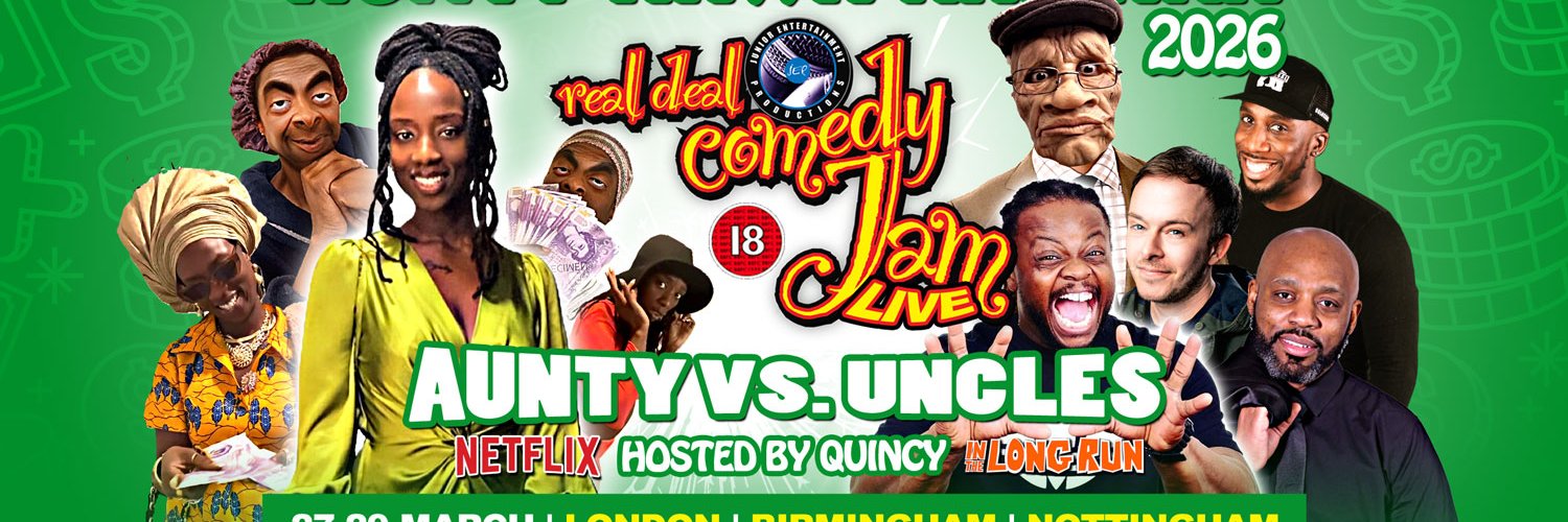 Real Deal Comedy Jam banner