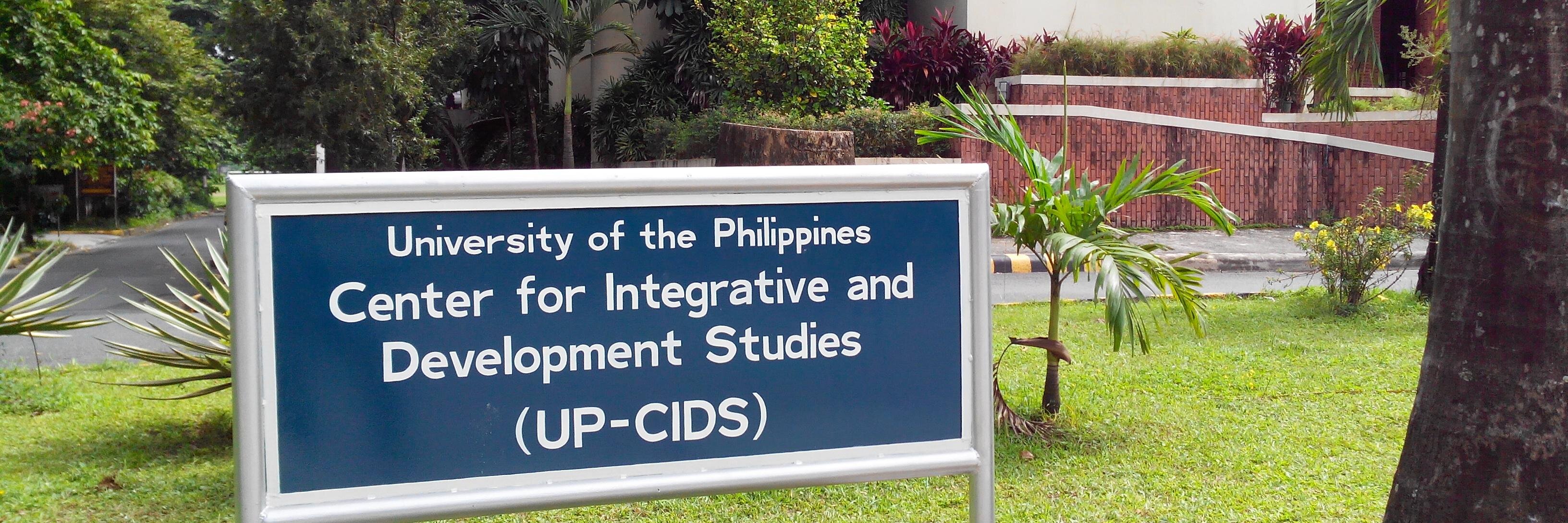 UP Center for Integrative and Development Studies banner