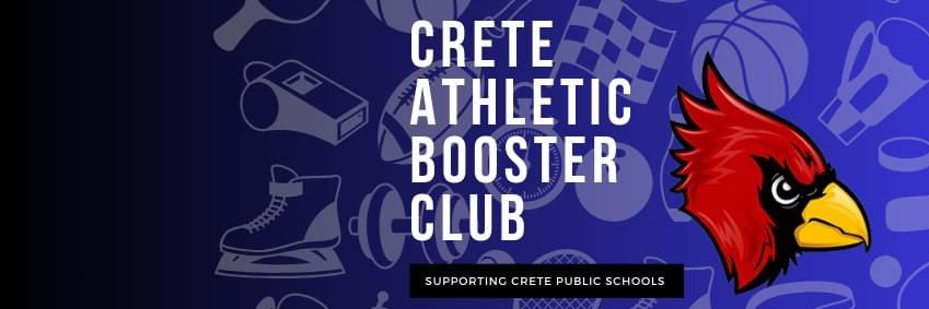 Crete Booster Club banner