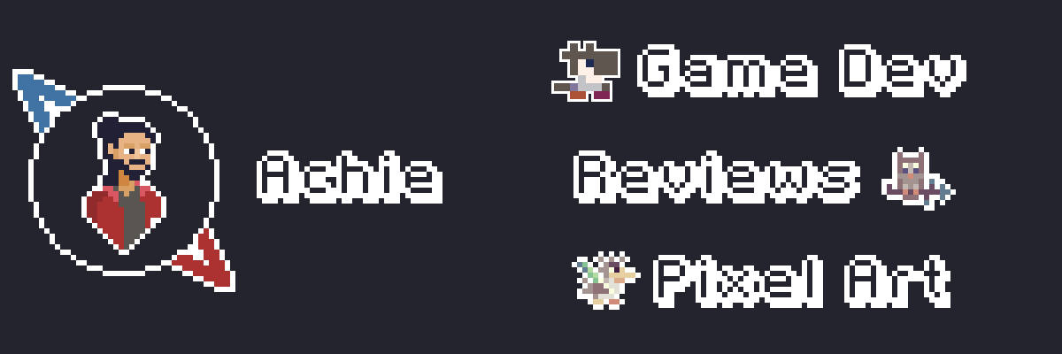 AchieGameDev 🦣 🦋 - no longer here banner