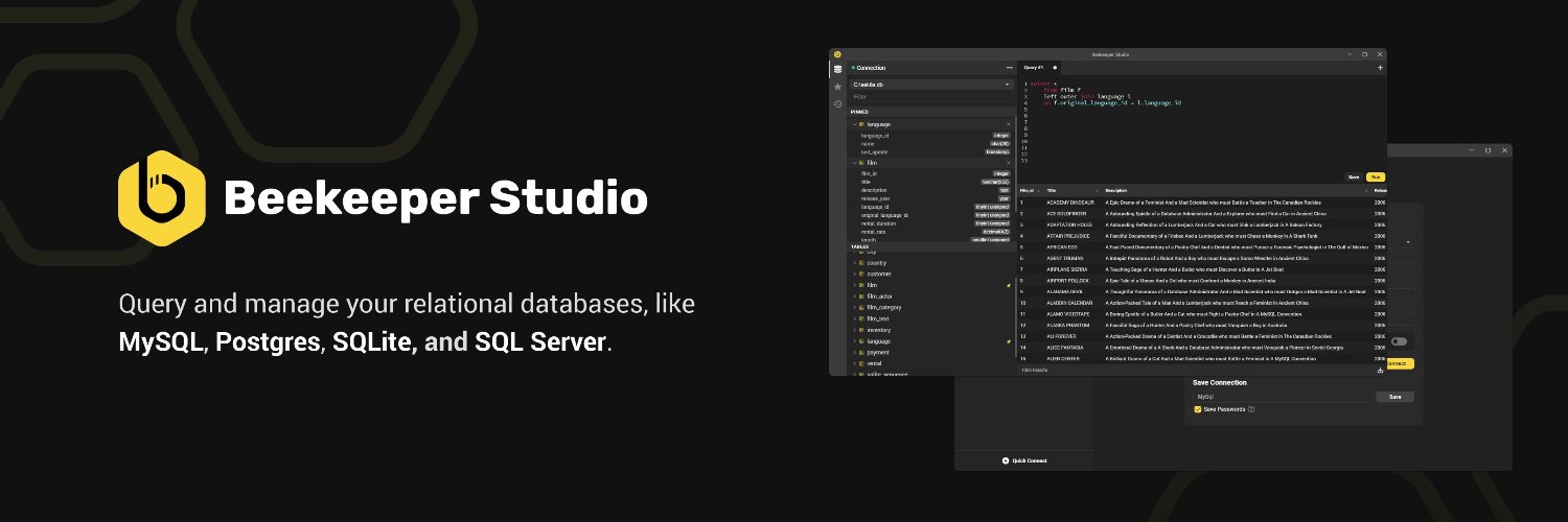 Beekeeper Studio banner