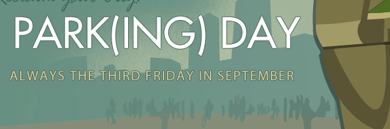 PARK(ing) Day banner