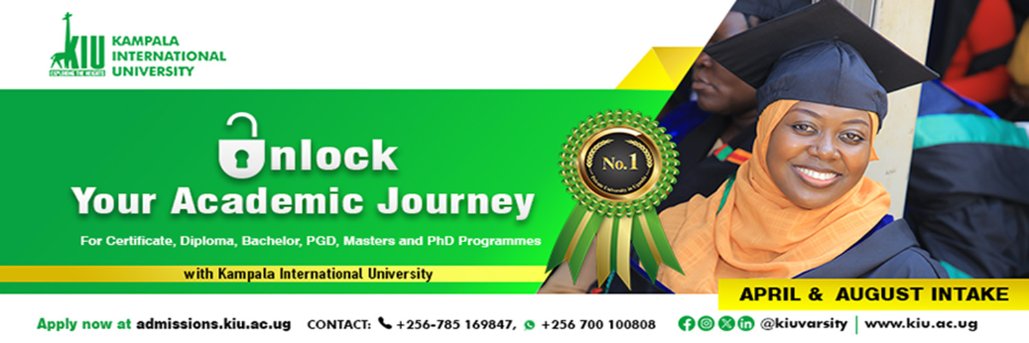 Kampala International University's banner