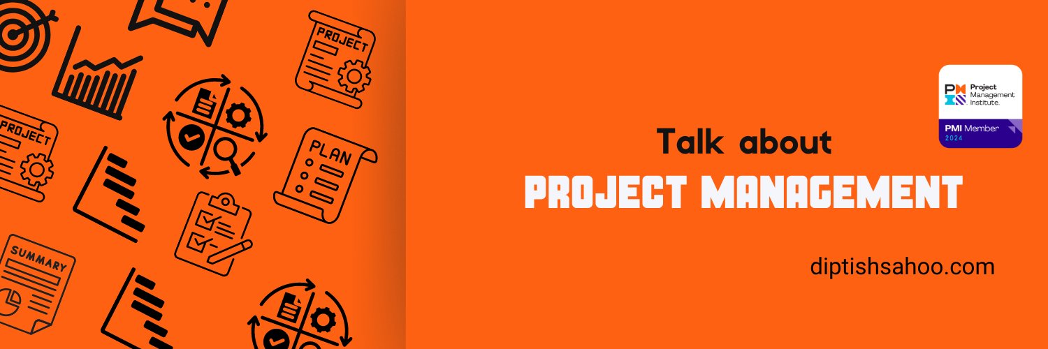 Diptish Sahoo, PMP banner